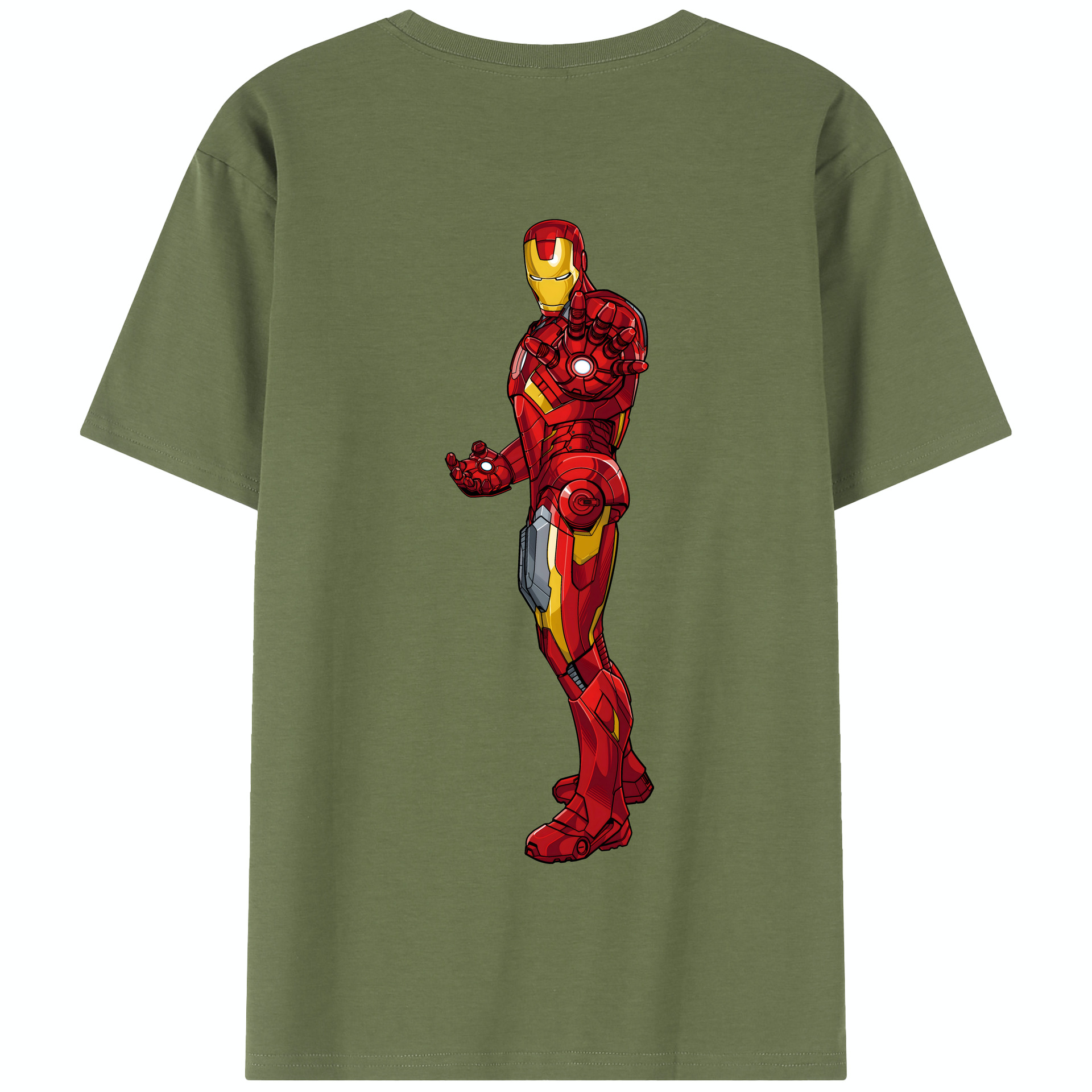 （画像用） アベンジャーズ The Avengers 綿100％半袖Tシャツ（背面プリント）